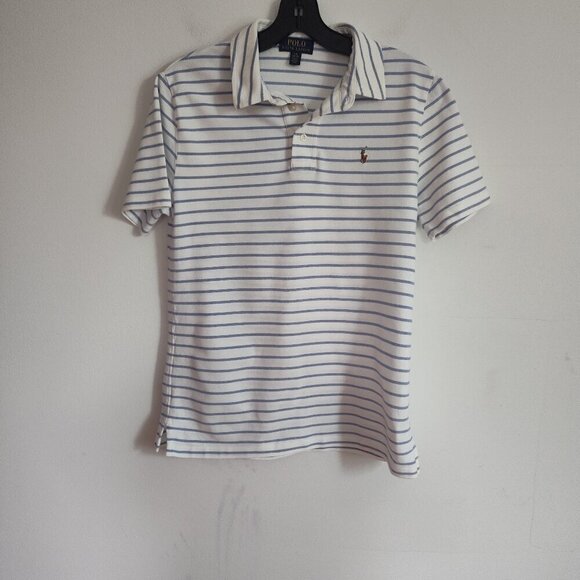 Polo Ralph Lauren Other - Boys SZ L (14-16) Polo Ralph Lauren Blue/White Stripe Top